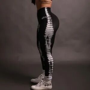 White and Black Darc Sport serpent leggings